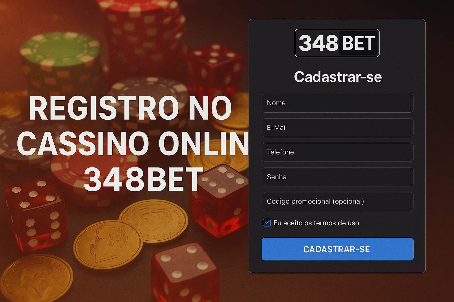 Não Perca tempo, o rRgistro na site 348BET